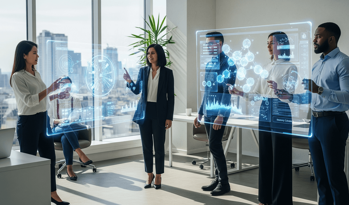 Advanced AI collaboration in modern workplace